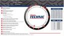 Llanta para moto 90/90-18 (TL) Tipo Tubular Modelo SPEED Marca Technic Brasil