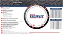 Llanta para moto 130/90-15 (TL) Tipo Tubular Modelo IRON Marca Technic Brasil