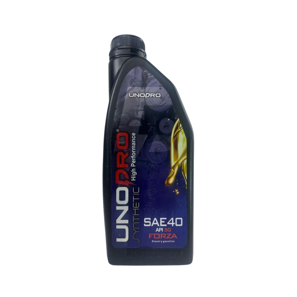 Aceite UnoPro semisintetico Forza SAE 40 (Api SG) diesel motores estacionarios