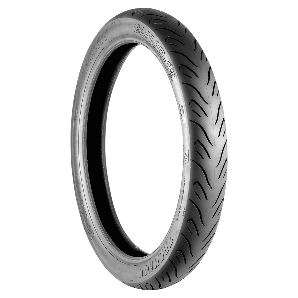 Llanta para moto 80/100-18 (TL) Tipo Tubular Modelo SPORT R Marca Technic Brasil