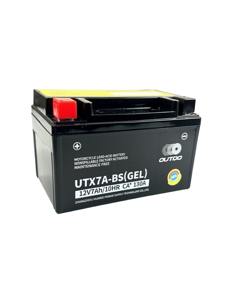 Bateria UTX7A-BS - (YTX7A-BS) Gel Marca Outdo