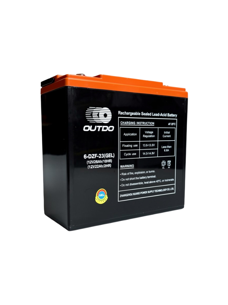 Bateria 6-DZF-23 - (6-DZM-23 12V23) Gel Marca Outdo